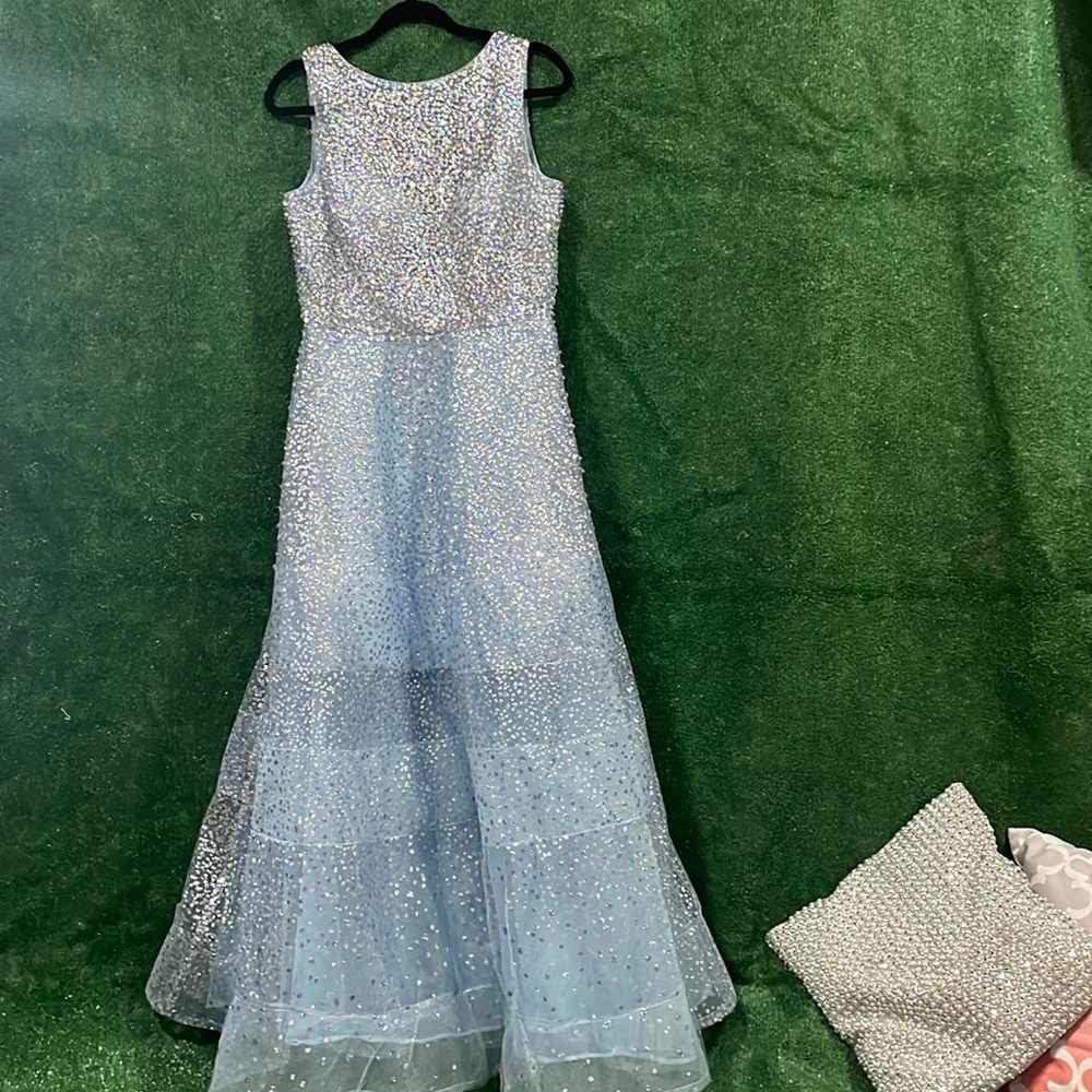 Light blue partly dress